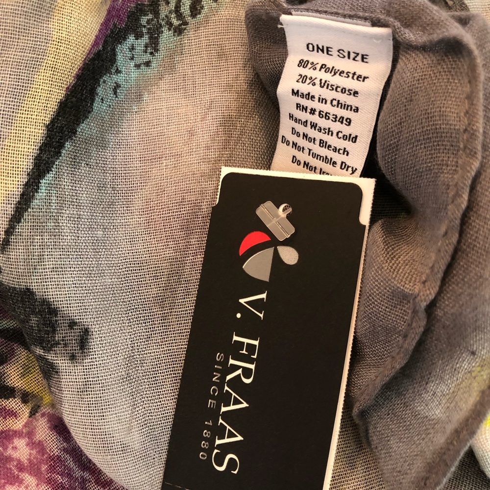 Abstract Multicolor Scarf/Wrap - Picture 6 of 6